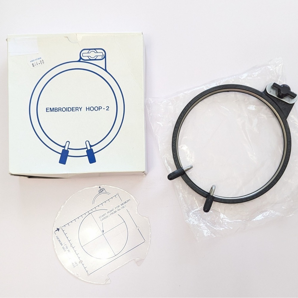 Janome Machine Embroidery Hoop 3 Round Spring Fabric Clip Part #832423006